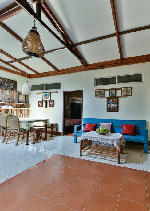 Living room where all members can share happiness. Allow to do party in a polite way not distrubling neighbors. watching TV. doing yoga .working etc.