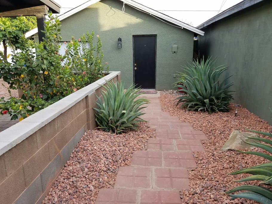 Your private entrance.