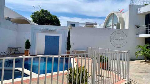 Super comfortable studio apartment with a POOL!