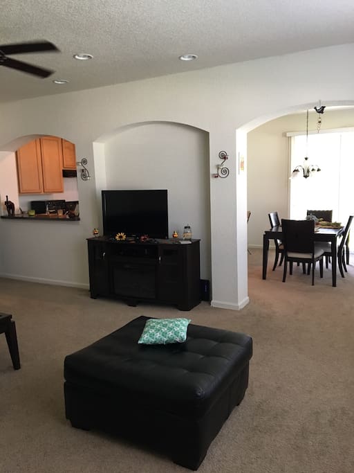 Living room on the main floor