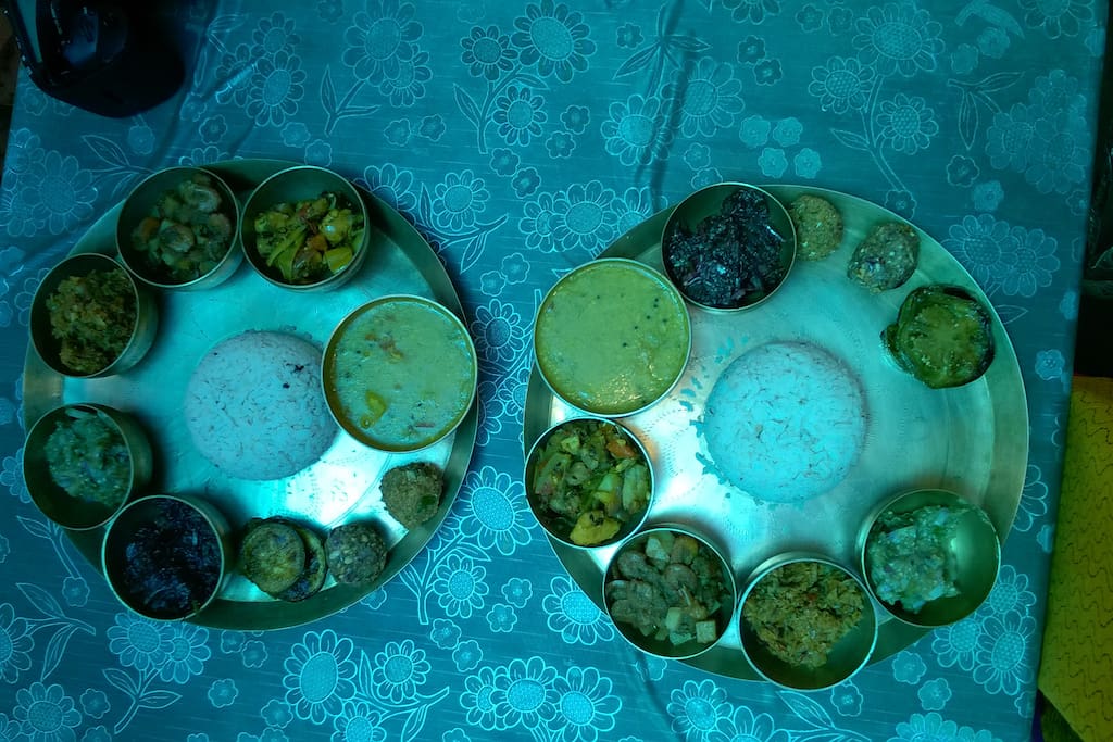 Traditional Odiya Meal served