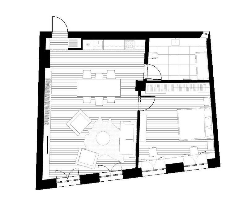 The plan of the space