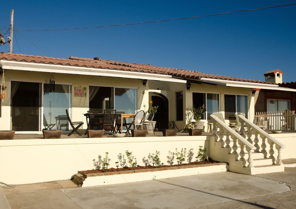 Patio deck.