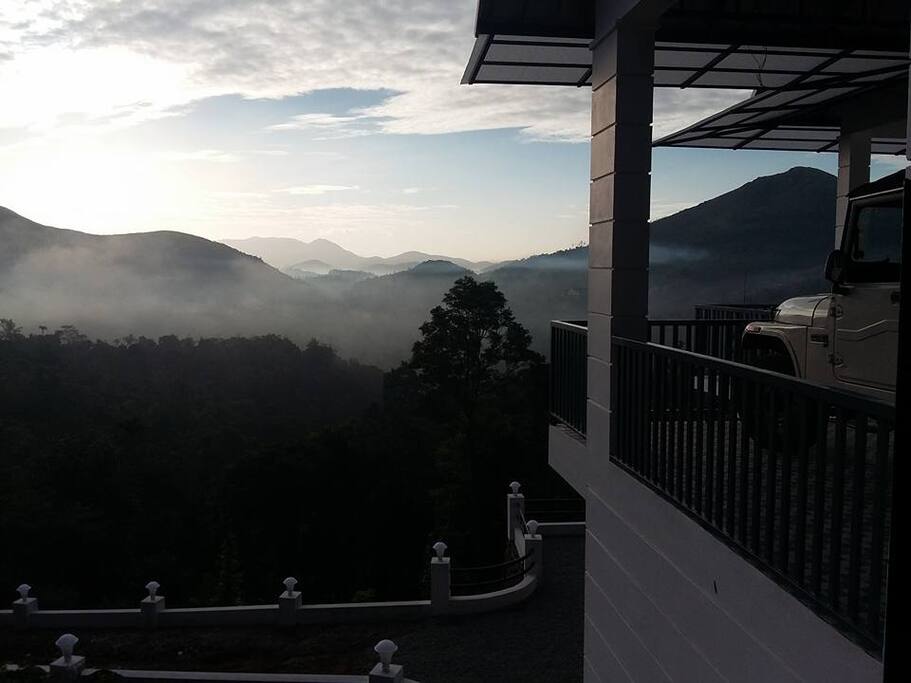 a valley view from room