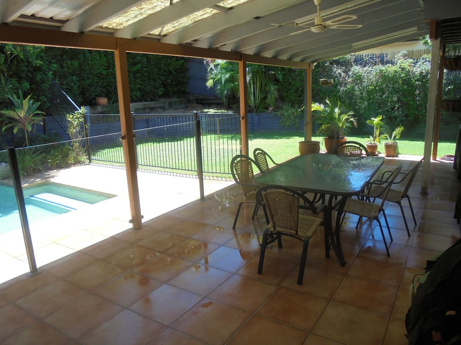 Pergola Area and Pool