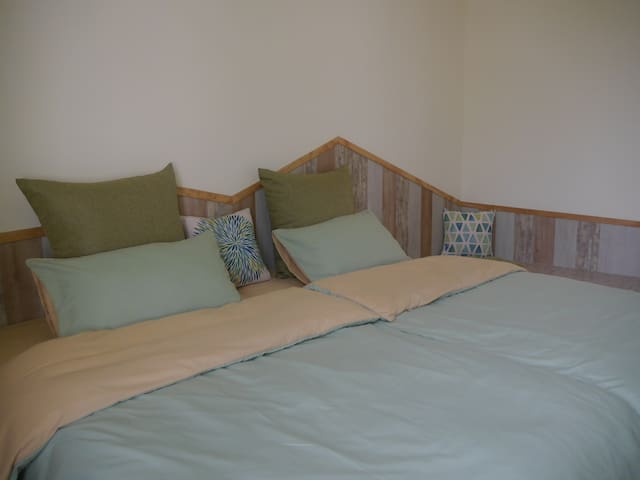 Meisu Yisenqing_2F (Star Green)/Natural lighting clean and comfortable 2-3 people* Provide delicious breakfast