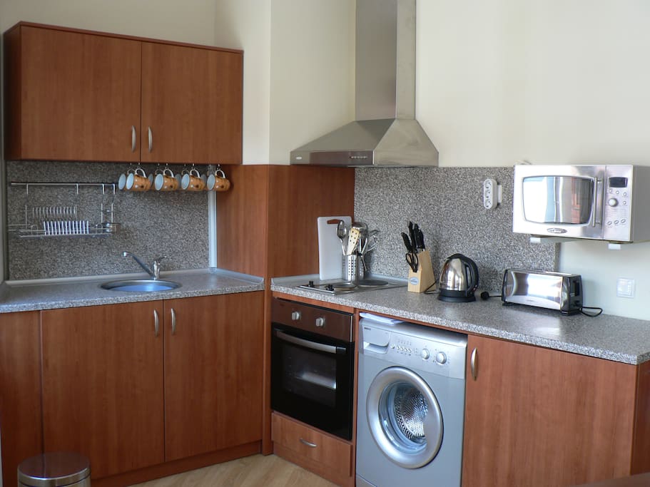 All Apartments with fully equipped Kitchens