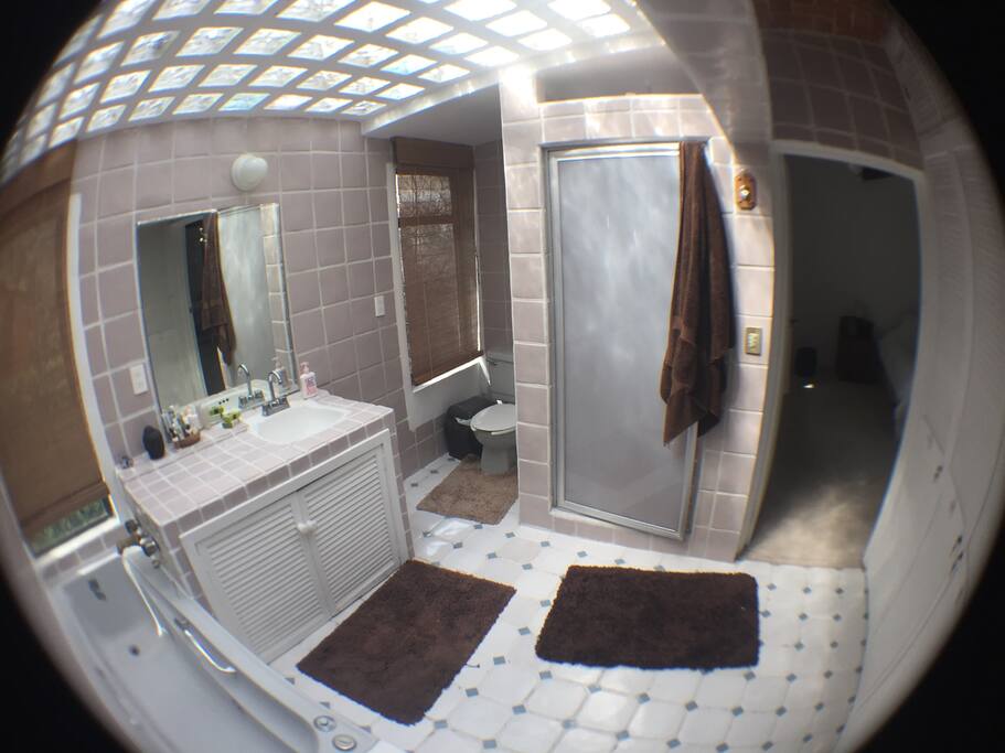 Bathroom full of light