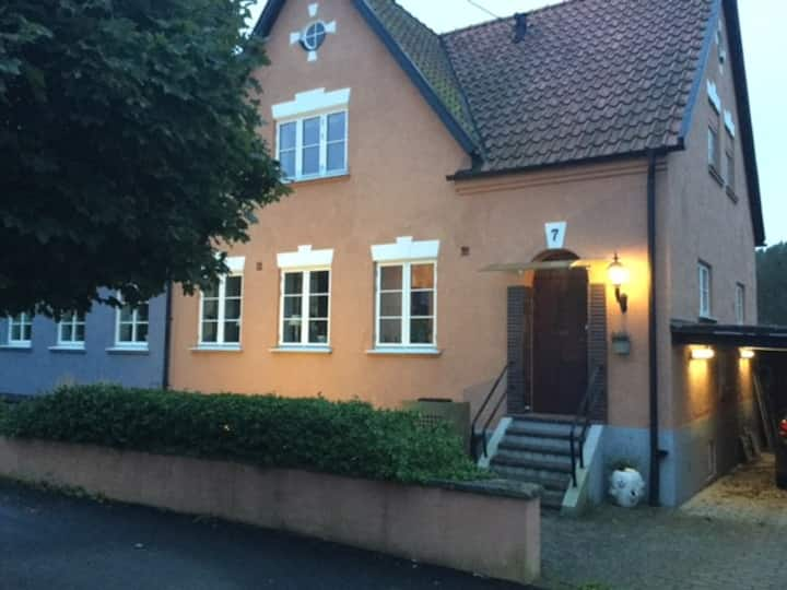 Renovated basement level in old house