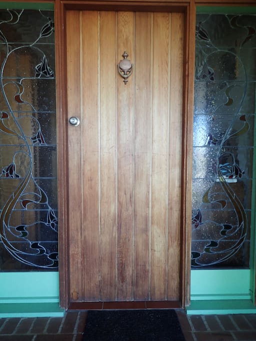 Welcome home! Here's the front door, so you know you're in the right place.
