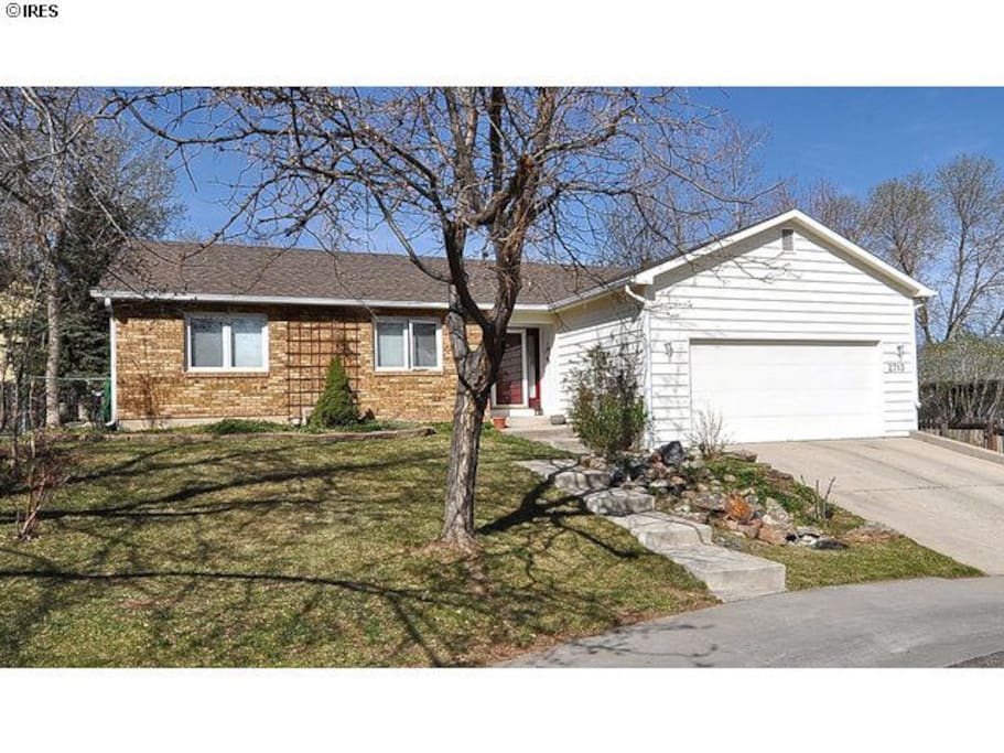 Front of home - entrance to AirBnB suite to right of driveway