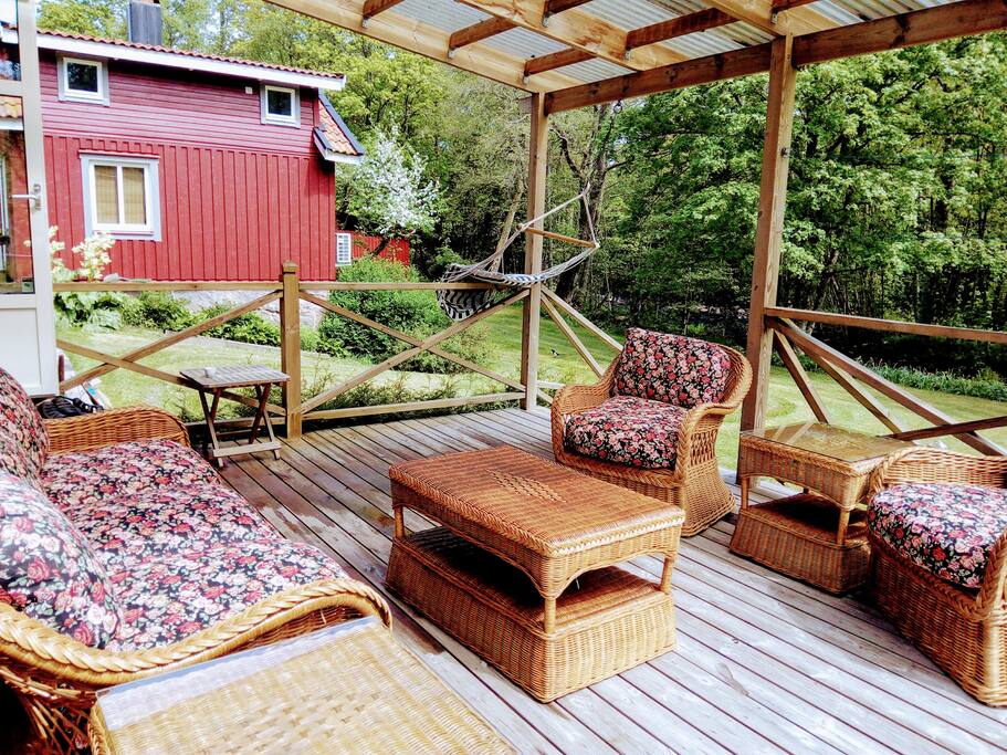 uteplats trädgård