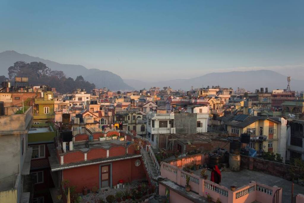 Views of Kathmandu from Roof Top
