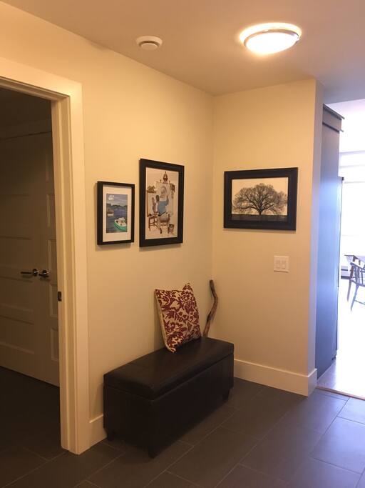 Spacious entry