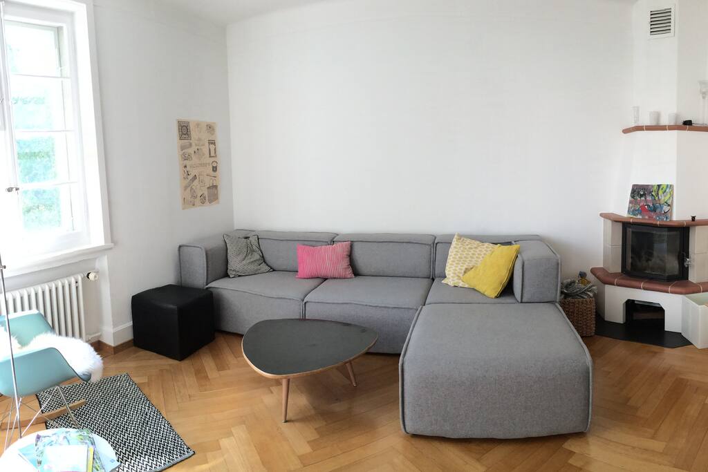 large cozy couch