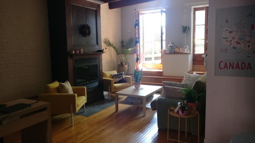 Appartement avec jardin dans le Vieux Montréal