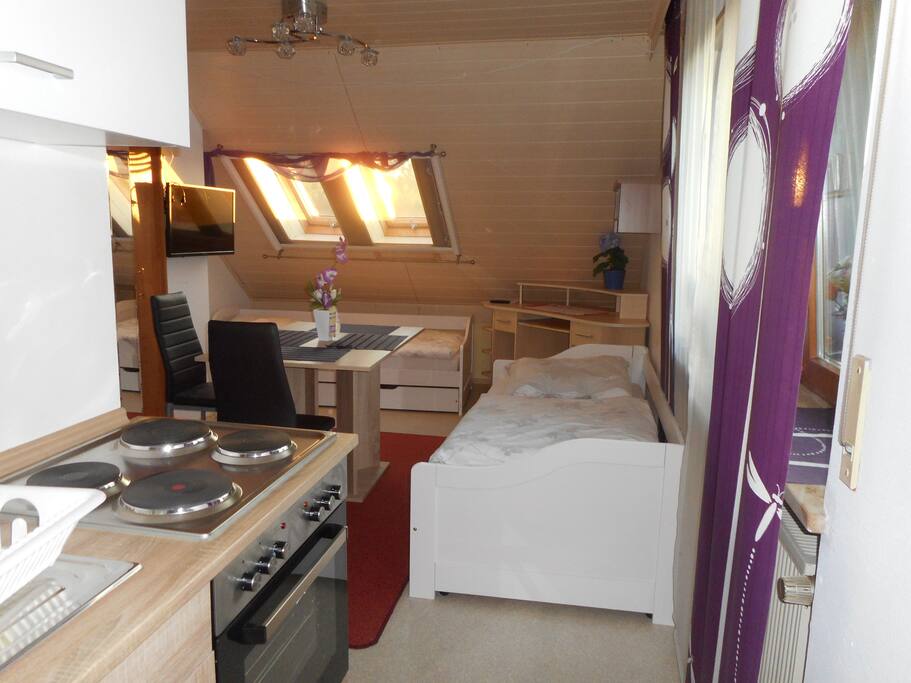Appartement mit Küchenzeile zur Alleinnutzung