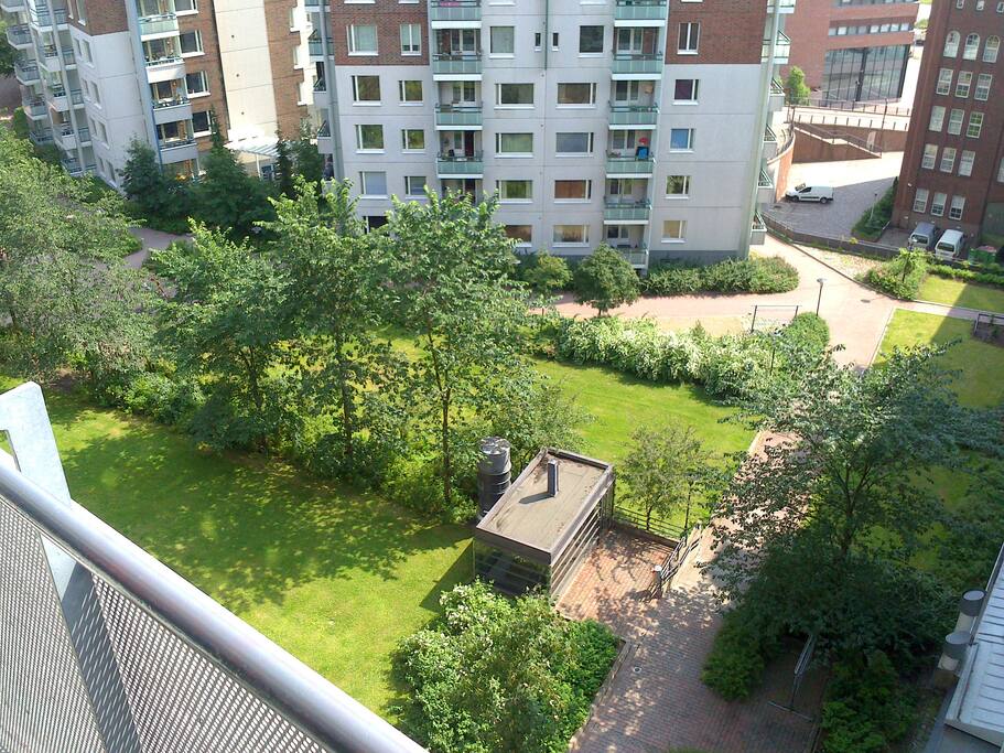 The balcony attached to the room (and the view if you happen to be here in the summer!)
