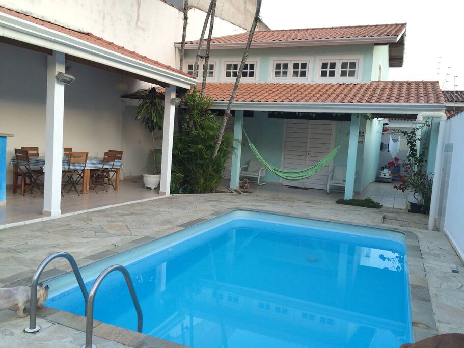 Area externa comum aos chalés
