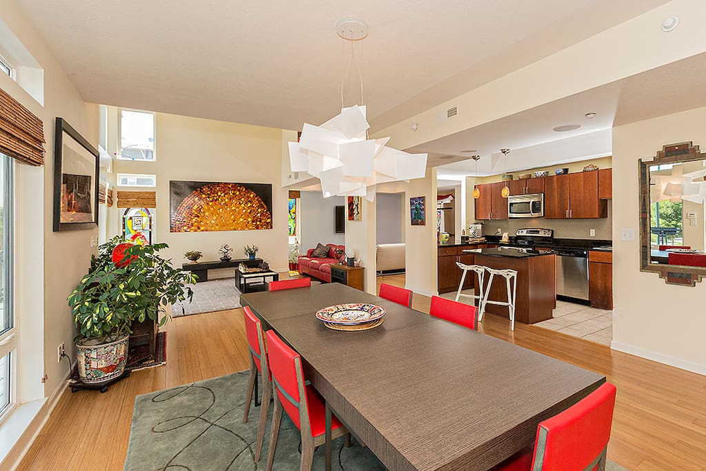 Wide open floor plan