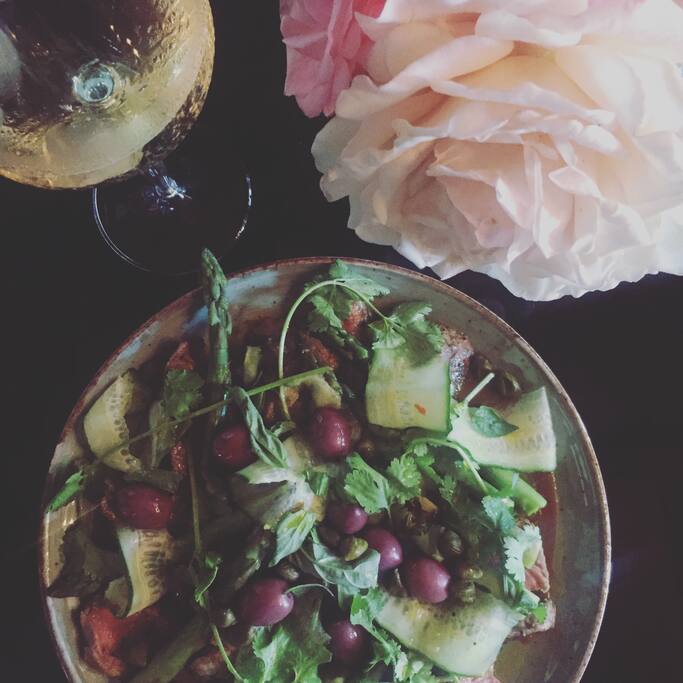 Enjoy wholesome meals and local estate wines!!