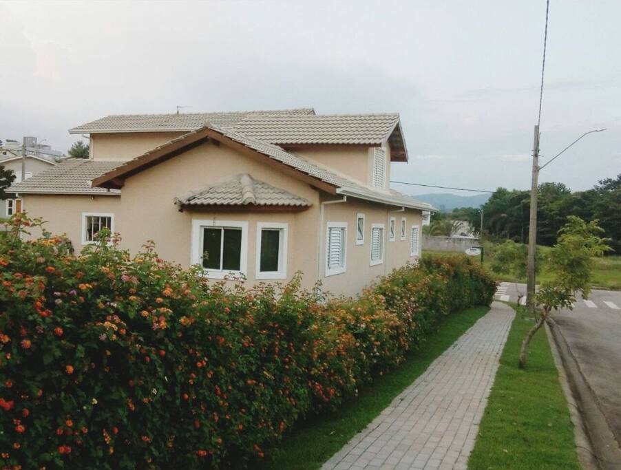 parte de trás da casa