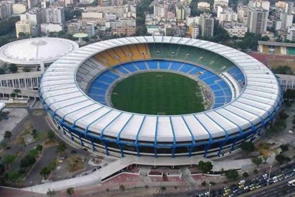 The Maracana stadium just 20 minutes by walking.
