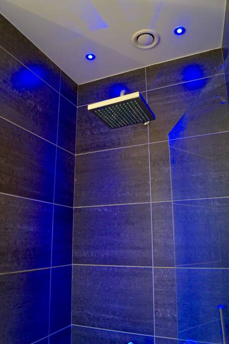 Huge and modern shower