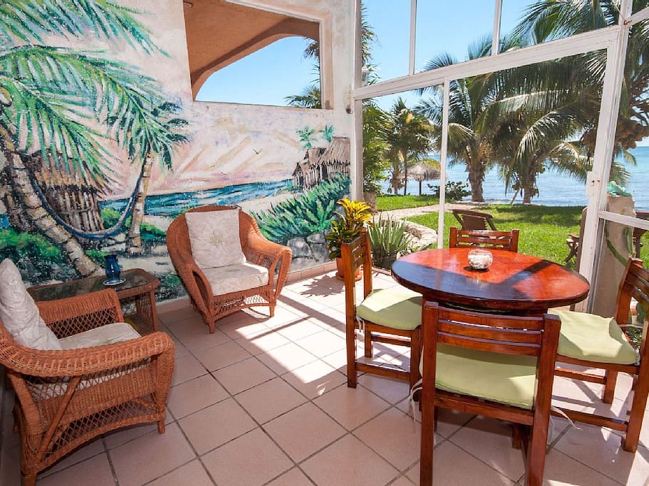 Patio - 50 feet from bay