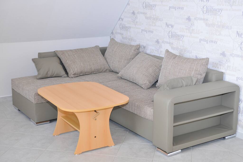 Das neue Sofa.