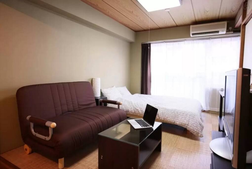 Cozy and relaxing room for 4ppl.