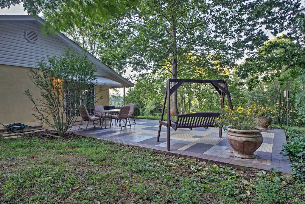You'll look forward to spending the majority of your time outside on the patio.