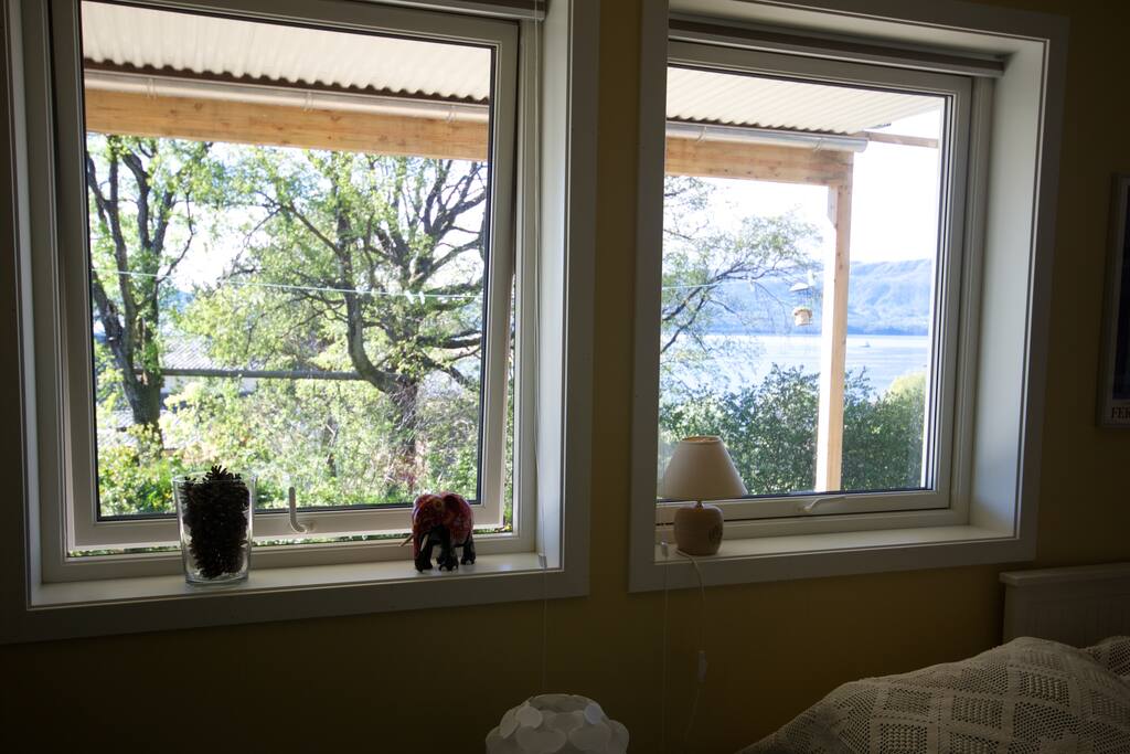 The view from bedroom no. 1.