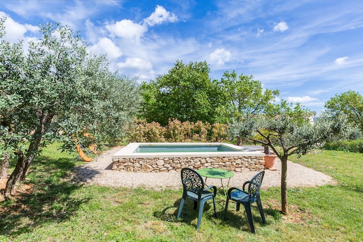 Gîte de l 'Olivette, overlooking the Monts de Vaucluse