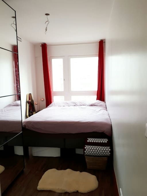 Chambre 1 - 9.5 m2 - lit double 200x160 cm