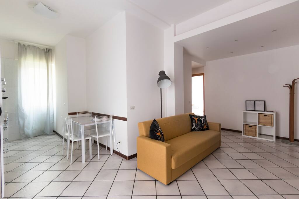 Living room + kitchen