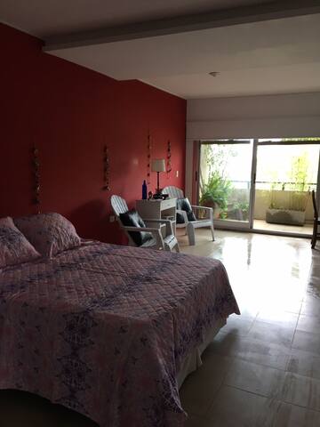 Luminoso mono ambiente en Tigre, con pileta.