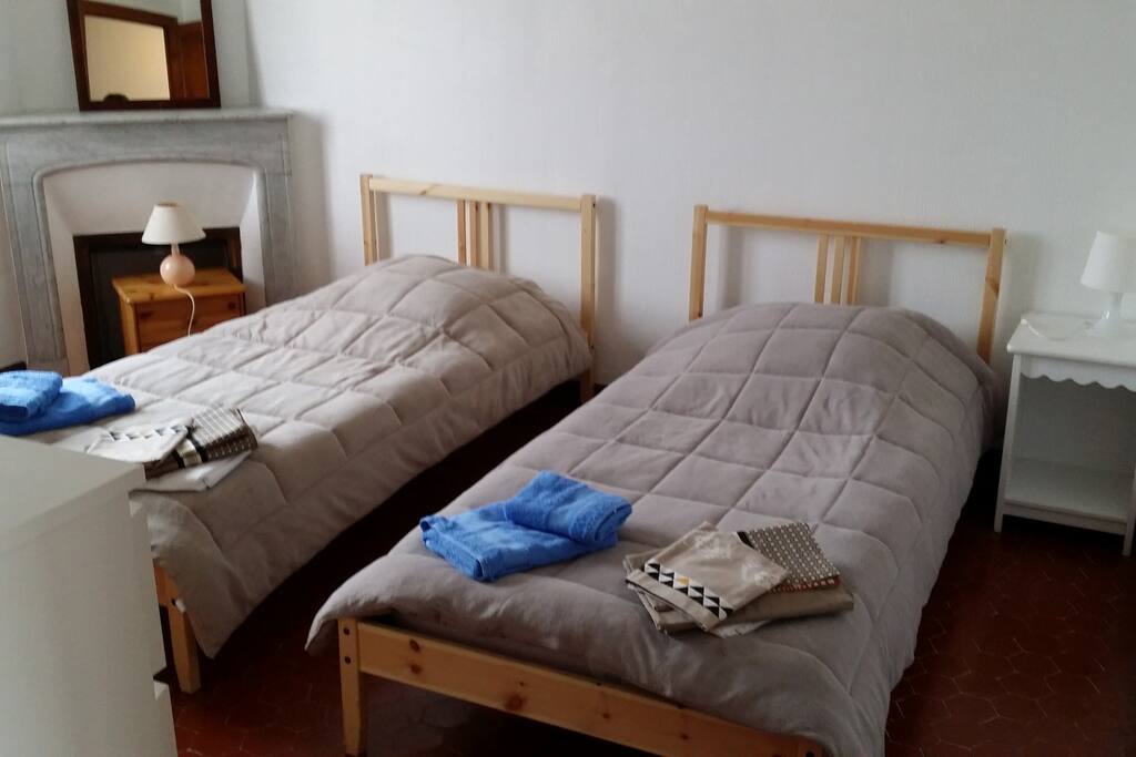 Chambre 2 - Lits simples