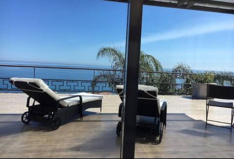 *Luxury Villa* Taormina, Etna, Seaview with Pool*