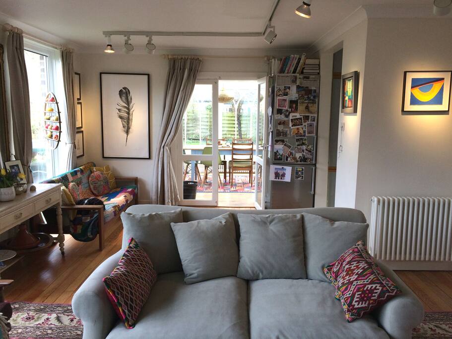Sitting room looking through to Conservatory