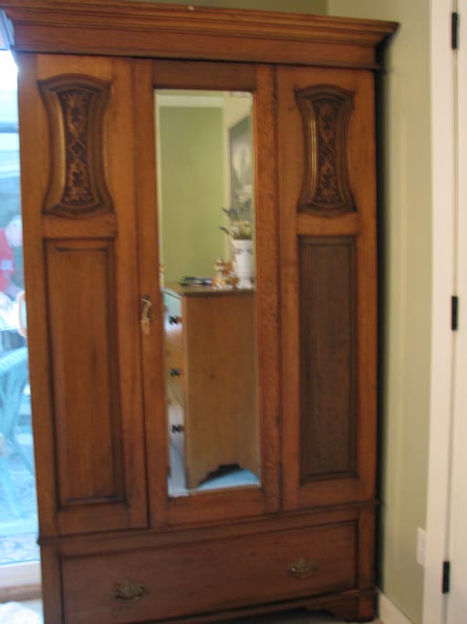 Armoire for your use.