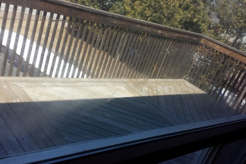 Deck for Use off Kitchen