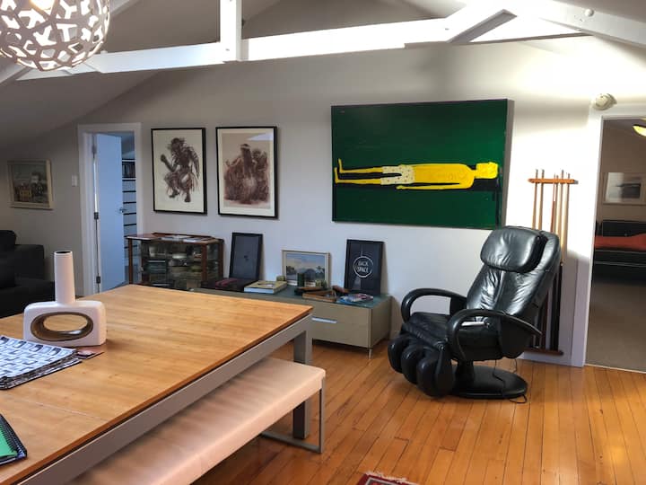 2 Bedroom Loft Apartment Living Walk To Octagon - Dunedin