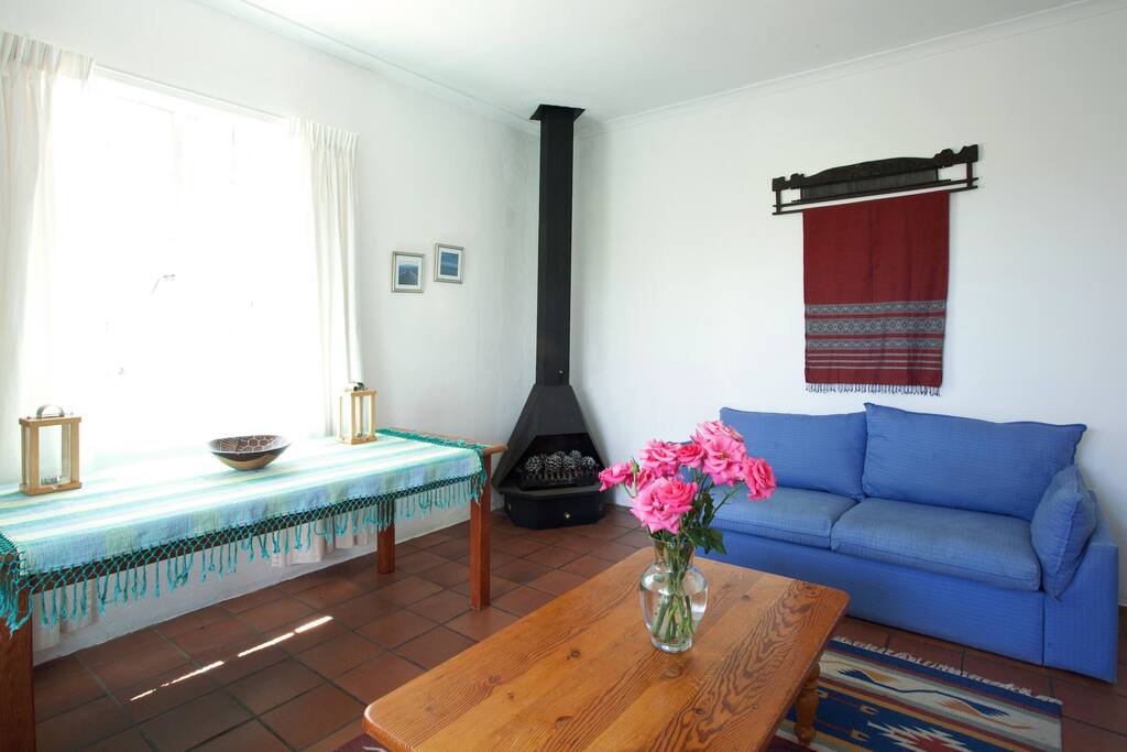 Lounge with fireplace