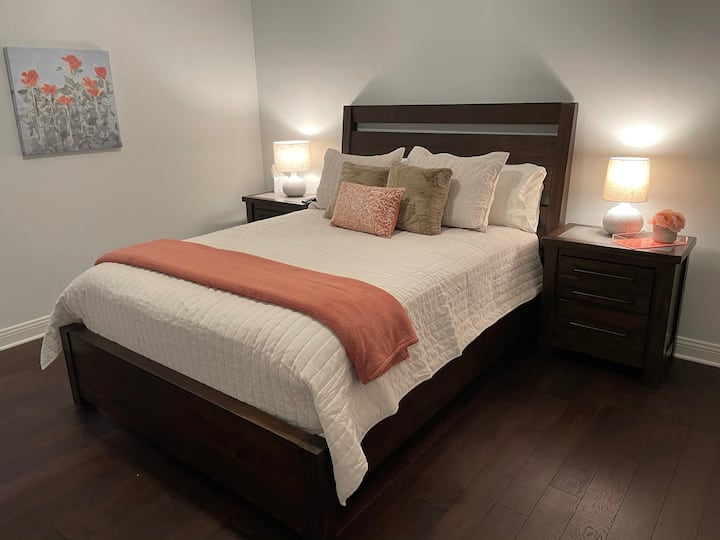 Phone chargers available, located in each nightstand!