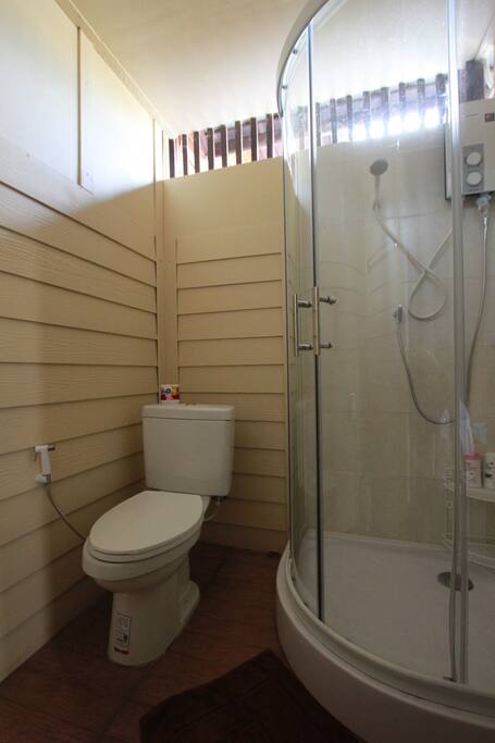 2 Shared toilets and showers upstairs