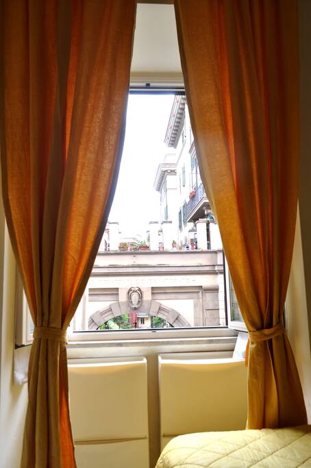 on the window..