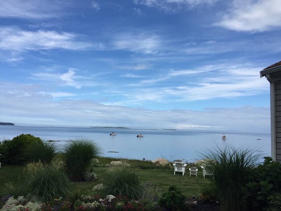 The view from the deck.