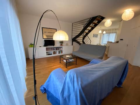 2 floor flat + Terrace, Eiffel Tower view