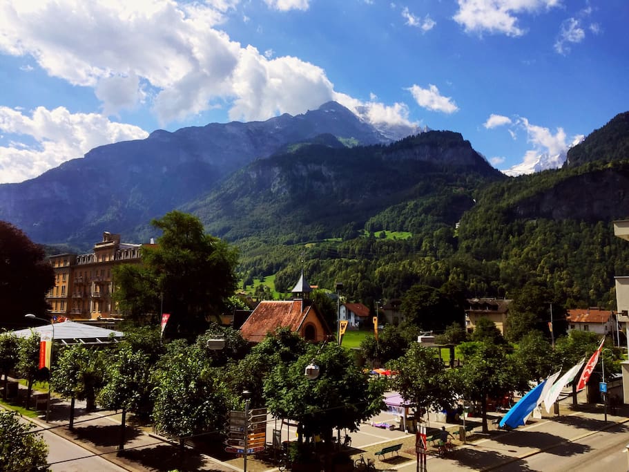 View from the balcony in the summer!